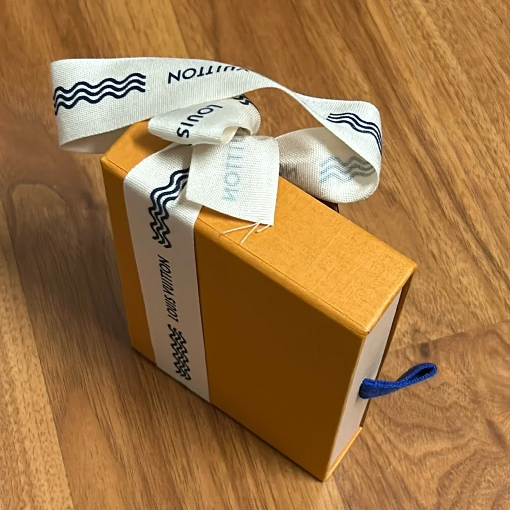 Authentic Louis Vuitton Gift Wrapped Small Box and Dustbag with Card